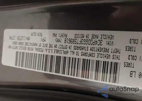 2015 Dodge Journey Crossroad z USA, uszkodzony, nr VIN 3C4PDDGG3FT589618